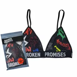 BROKEN PROMISES Lounge 12 Step Triangle Bra