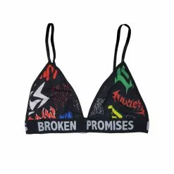BROKEN PROMISES Lounge 12 Step Triangle Bra