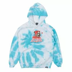 BROKEN PROMISES Love Skate Tie Dye Hoodie