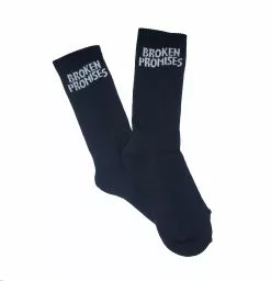 BROKEN PROMISES Accessories BP Wave Logo Sock - Black
