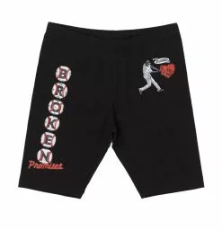 BROKEN PROMISES Bottoms Batter Up Bike Shorts