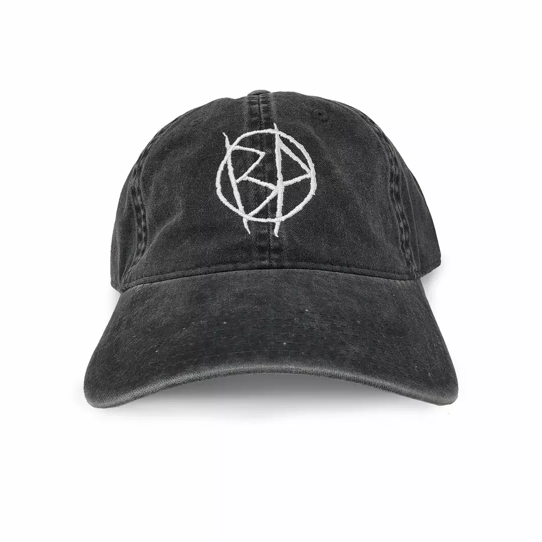 BROKEN PROMISES Riot Dad Hat Washed Black Headwear