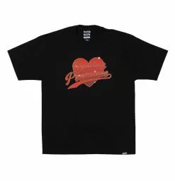 BROKEN PROMISES Biker Babe Tee Black Shirts