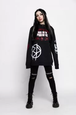 CASH Hoodies Untruthful Hoodie Black