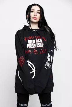 CASH Hoodies Untruthful Hoodie Black