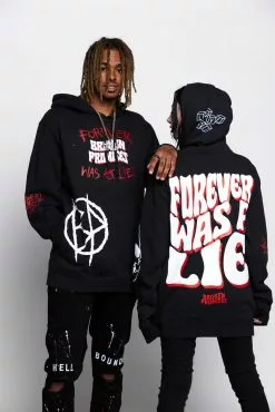 CASH Hoodies Untruthful Hoodie Black