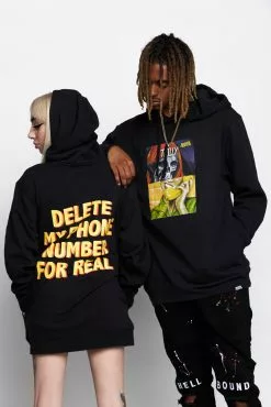 CASH Hoodies On Call Hoodie Black