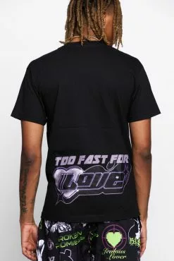 BROKEN PROMISES Shirts Too Fast For Love S/S Blk