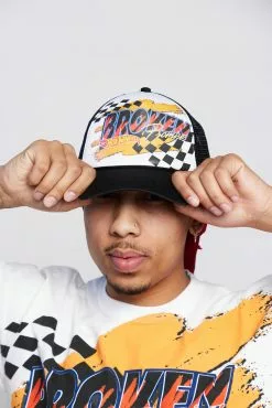 BROKEN PROMISES Headwear BP X Hot Wheels We're Finished Trucker Hat