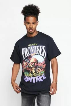 BROKEN PROMISES BP X Hot Wheels Joyride S/S Black