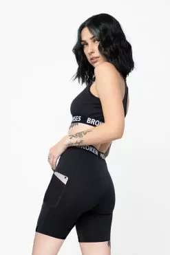 BROKEN PROMISES All Shorts BP Bike Short Black