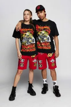 BROKEN PROMISES BP X Hot Wheels Lost Control Tee Black