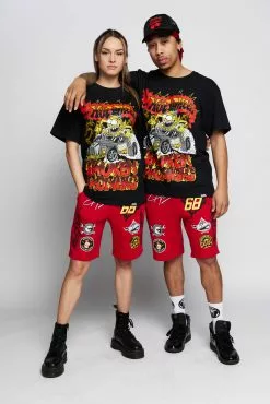 BROKEN PROMISES BP X Hot Wheels Lost Control Tee Black