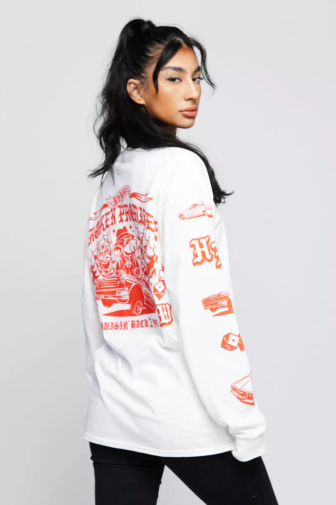 BROKEN PROMISES Shirts BP X Hot Wheels Cruisin Back 2 You L/S