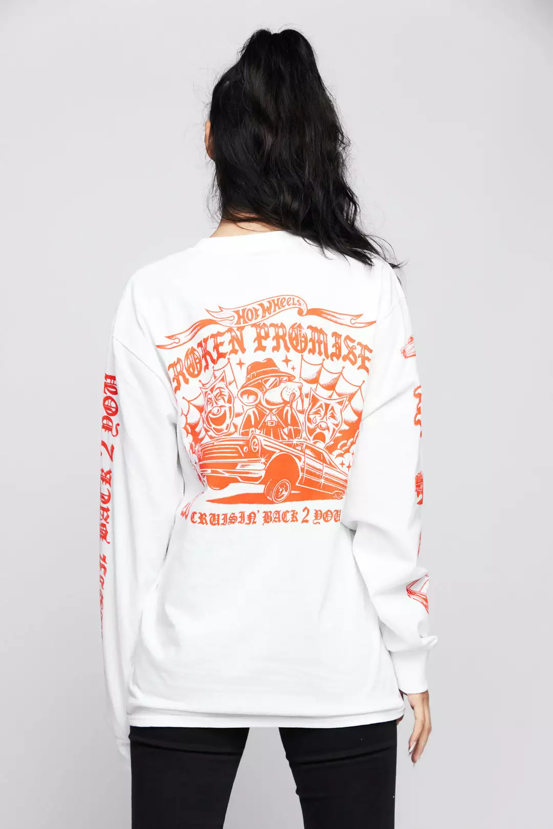 BROKEN PROMISES Shirts BP X Hot Wheels Cruisin Back 2 You L/S