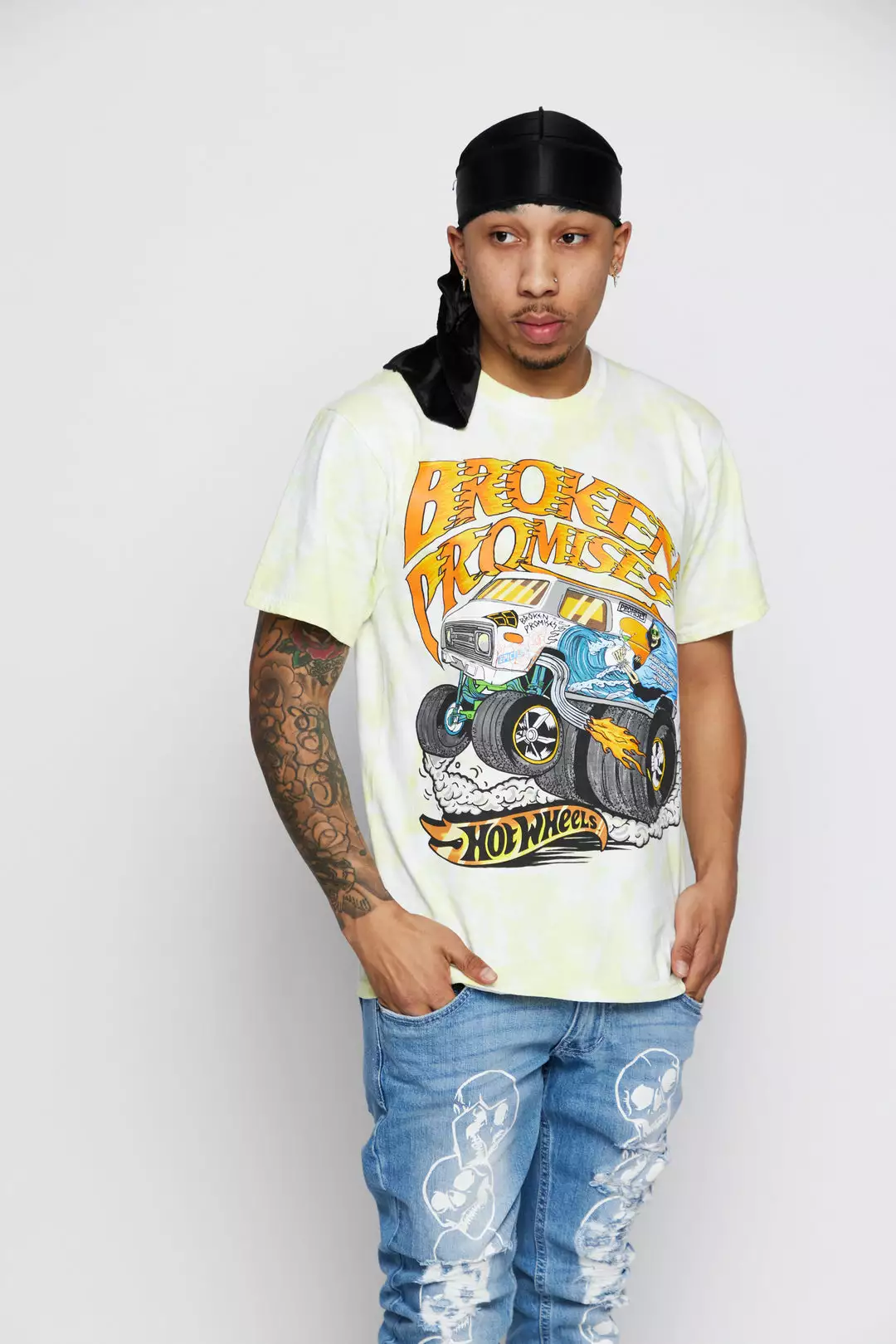 BROKEN PROMISES BP X Hot Wheels See You Again S/S Yellow