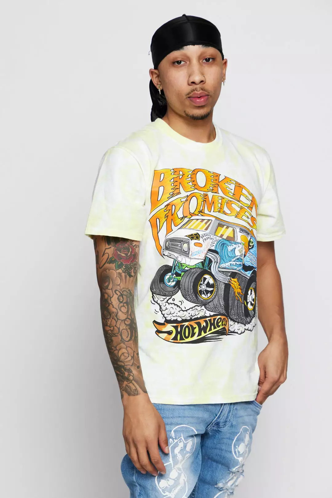 BROKEN PROMISES BP X Hot Wheels See You Again S/S Yellow