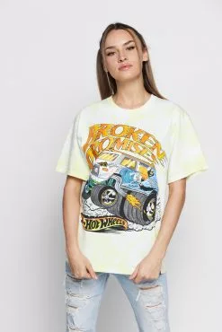 BROKEN PROMISES BP X Hot Wheels See You Again S/S Yellow