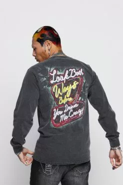 BROKEN PROMISES BP X Hot Wheels Look Both Ways Long Sleeve Shirts