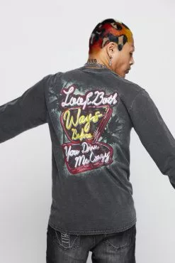 BROKEN PROMISES BP X Hot Wheels Look Both Ways Long Sleeve Shirts