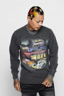 BROKEN PROMISES BP X Hot Wheels Look Both Ways Long Sleeve Shirts