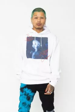 BROKEN PROMISES BP X Casper Autograph Hoodie White Hoodies
