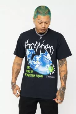 BROKEN PROMISES Shirts BP X Casper Ghostly Trio Tee Black