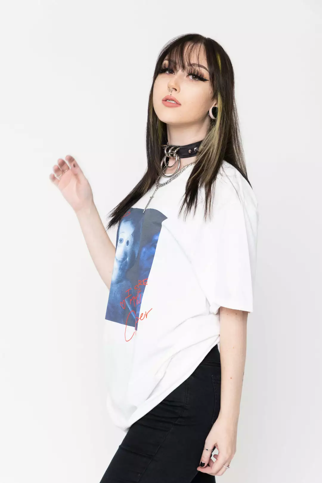 BROKEN PROMISES Shirts BP X Casper Autograph Tee White