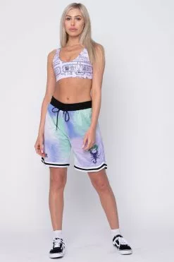 BROKEN PROMISES Unsaid Tie Dye Shorts