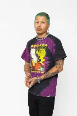 BROKEN PROMISES BP X Casper You Ghosted Me SST Purple Shirts