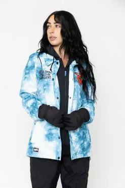 BROKEN PROMISES Tie Dye Hoodies Could Be Different Snow Jacket Blue