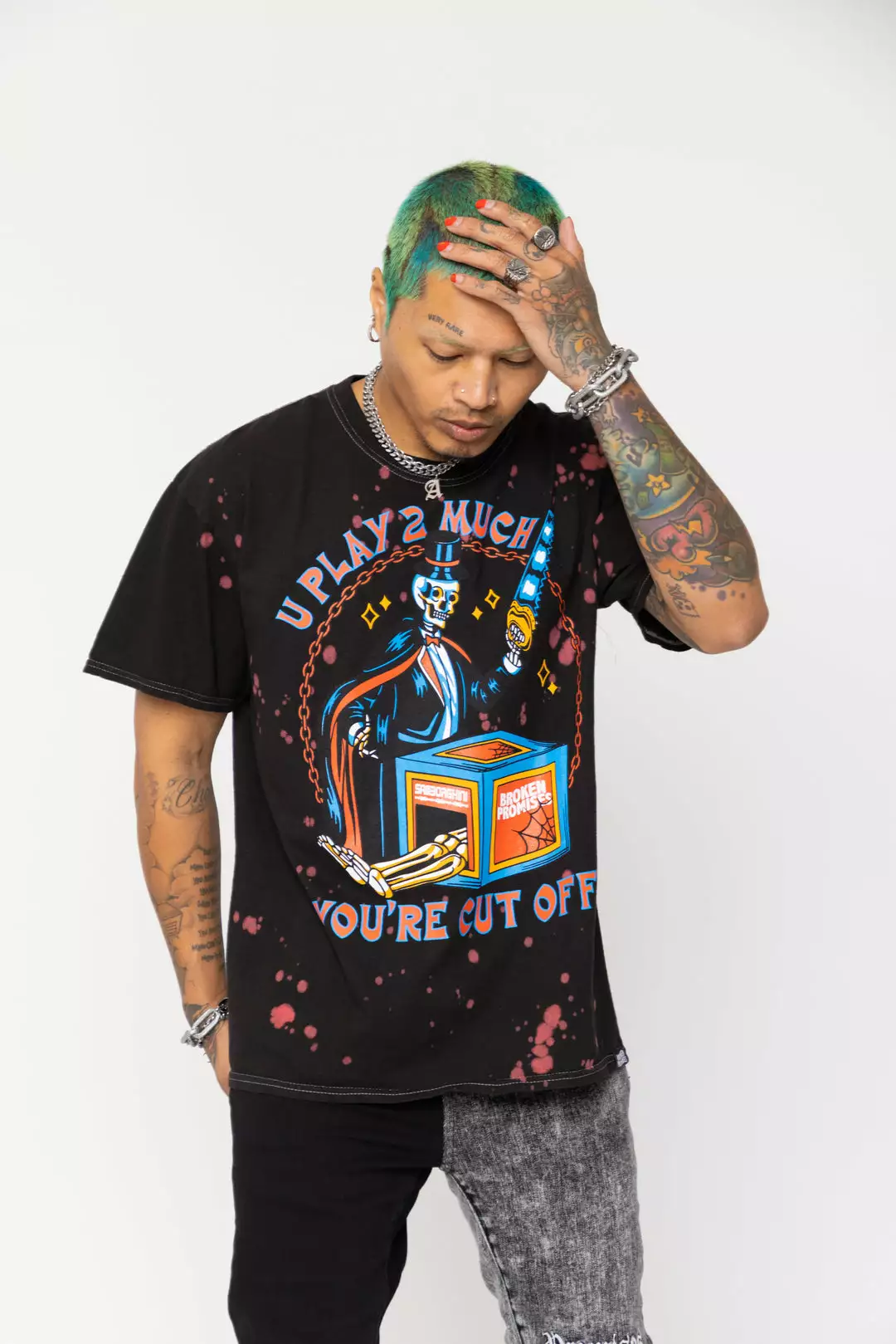 BROKEN PROMISES Shirts BPxSamborghini Cut Off SST