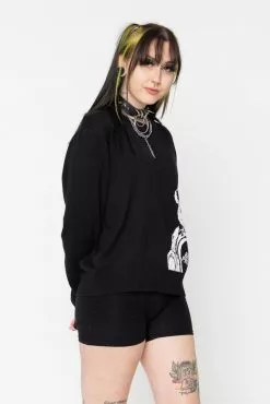 BROKEN PROMISES Unbearable Knit Sweater Womens' Tops