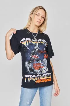 BROKEN PROMISES Shirts BP X Hot Wheels Tour Tee Blk