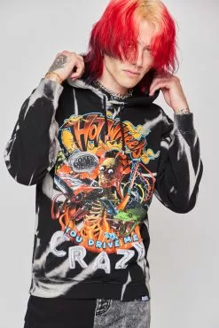 BROKEN PROMISES BP X Hot Wheels Track Attack Hoodie Blk Hoodies