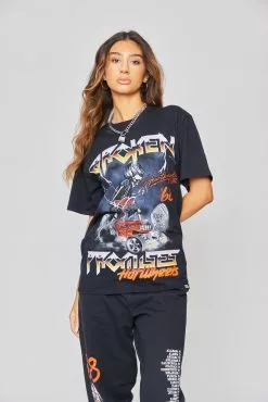 BROKEN PROMISES Shirts BP X Hot Wheels Tour Tee Blk