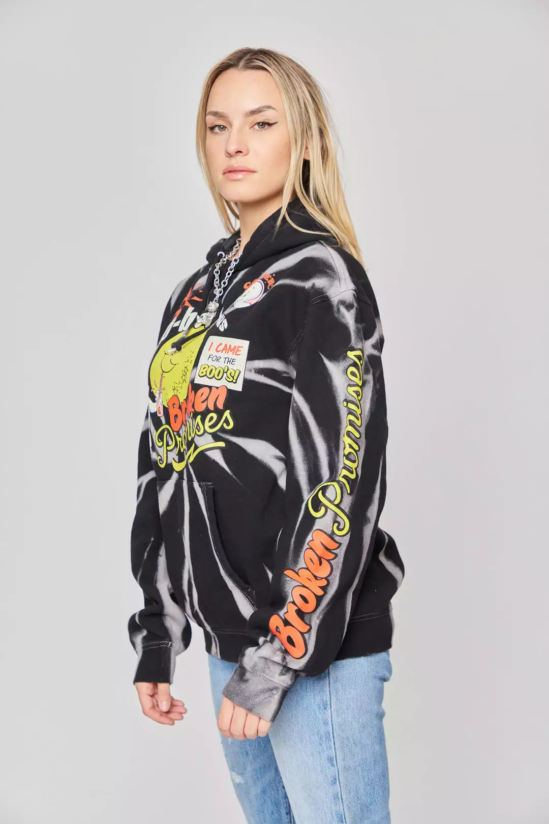 BROKEN PROMISES BP X Casper Fab-Boo-Lous Hoodie Black Hoodies