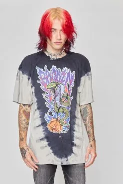 CASH Shirts Bad Chemistry V-Dye Tee Black/Grey