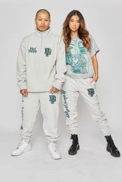 BROKEN PROMISES Leave Me Alone Grey S/S Tee Shirts