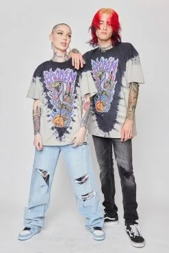 CASH Shirts Bad Chemistry V-Dye Tee Black/Grey