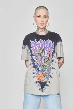 CASH Shirts Bad Chemistry V-Dye Tee Black/Grey