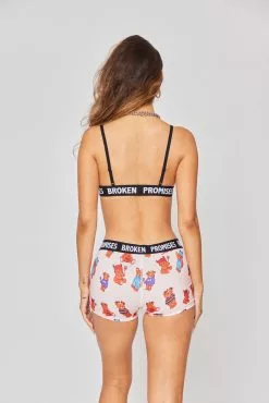 BROKEN PROMISES Unbearable Triangle Bra - Pink Sets