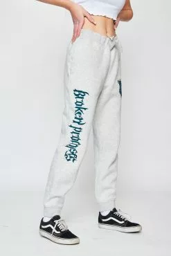 BROKEN PROMISES Poor Sport Sweatpant Grey