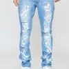 BROKEN PROMISES Bottoms Catacombs Denim Light Blue