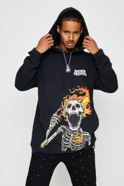 CASH Pyromaniac Hoodie Black