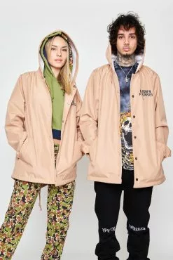 BROKEN PROMISES Outerwear Text First Jacket