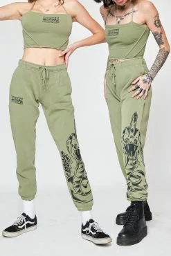 BROKEN PROMISES Bottoms Fangs Sweatpant