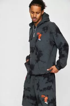 CASH Call 666 Crystal Wash Horn Hoodie Black Hoodies