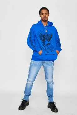 CASH Hoodies Rabid Hoodie Blue