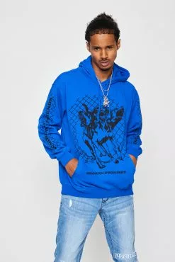 CASH Hoodies Rabid Hoodie Blue